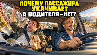 Почему в машине укачивает пассажира, а водителя — нет - фото 1 от автора CarCritic в Бортжурнале