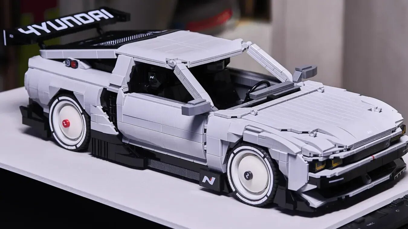 Водородомобиль Hyundai N Vision 74 превратили в конструктор Lego из 2977 деталей