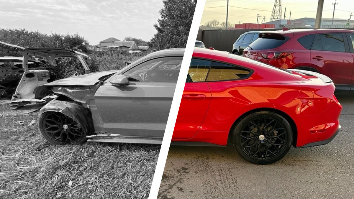 Яркий, но дважды разбитый Ford Mustang: о чём не рассказывает продавец