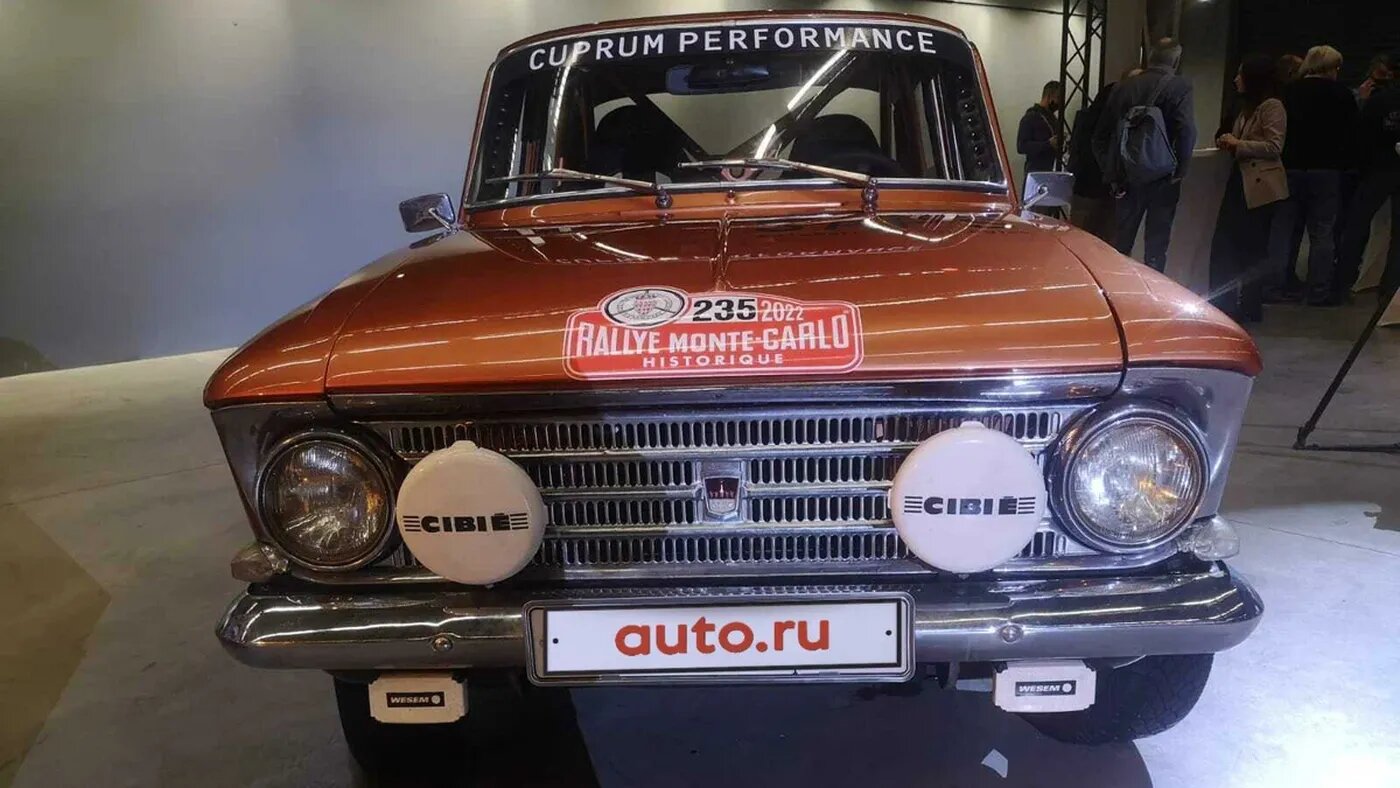 На Авто.ру продают «Москвич 408», участвовавший в ралли Монте-Карло. Он стоит 40 миллионов