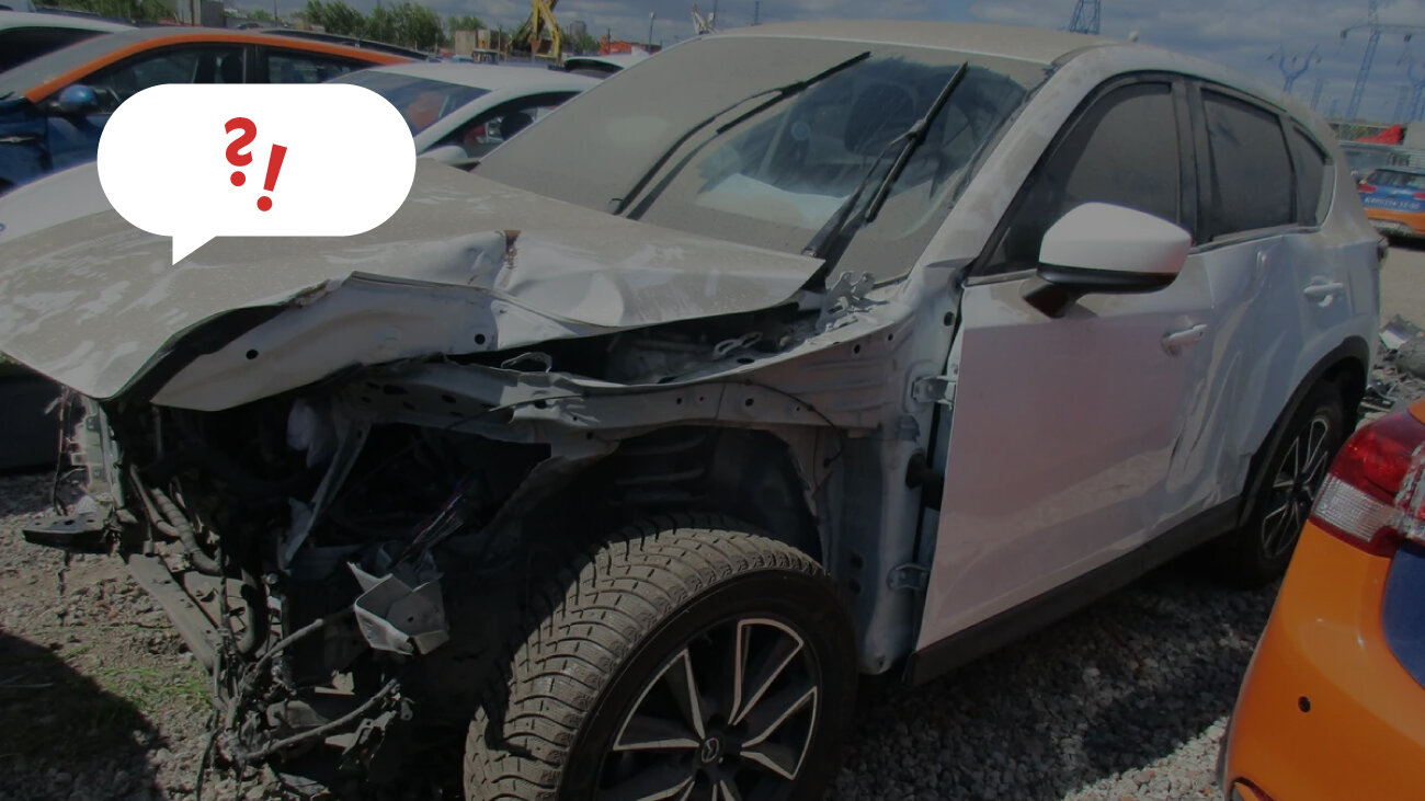 Опрос: купили бы автомобиль после ДТП?