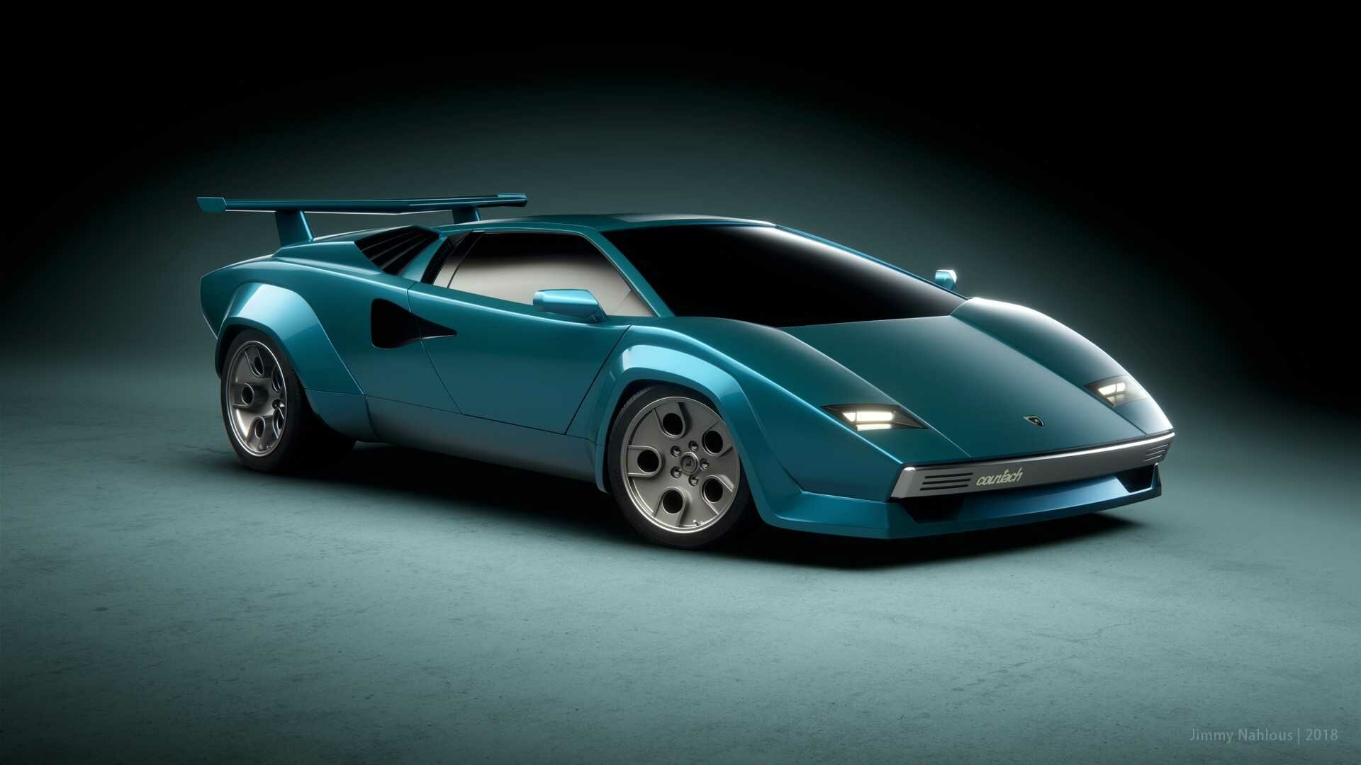 Это – современная версия легендарного суперкара Lamborghini Countach. Жаль, что ее не существует