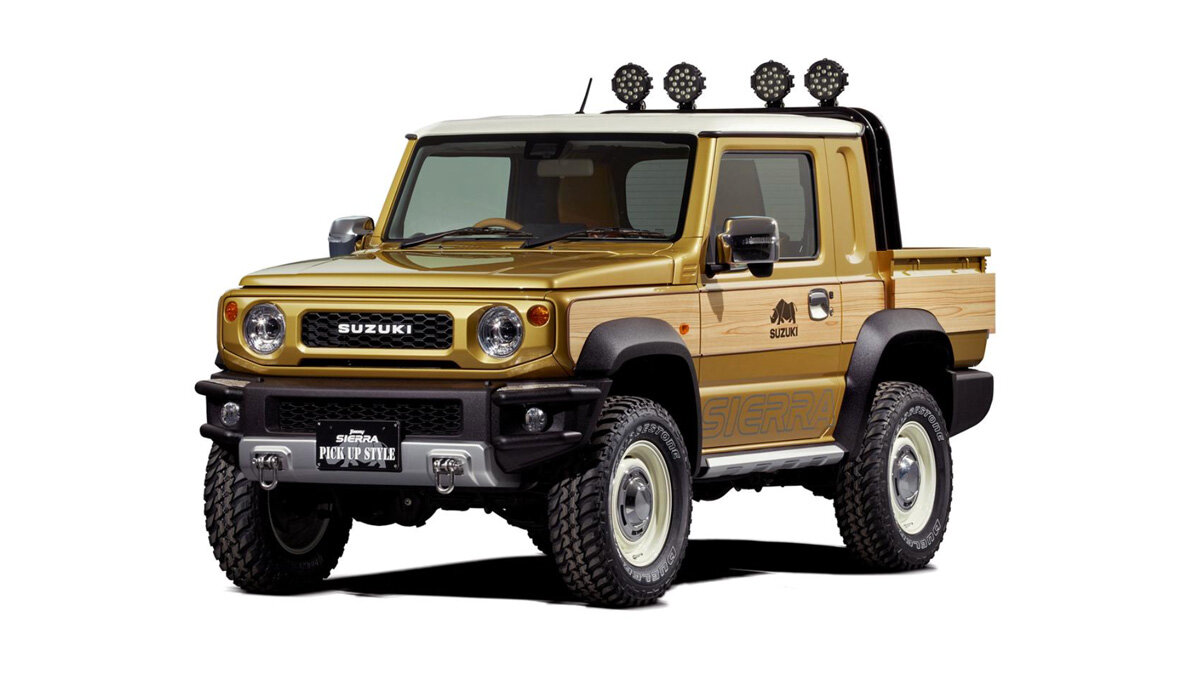 Suzuki Jimny превратили в пикап и экстремальный внедорожник