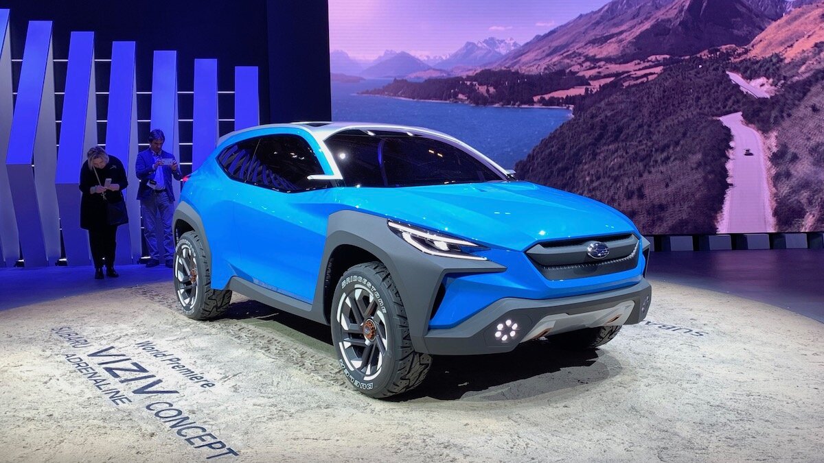 Концепт Subaru Viziv Adrenaline: Экономим краску?