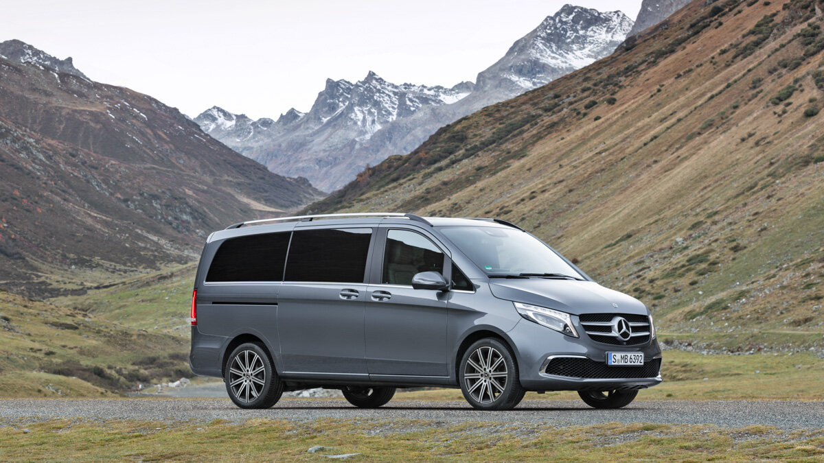 Обновлённый Mercedes-Benz V-класса приедет в Россию со старыми моторами