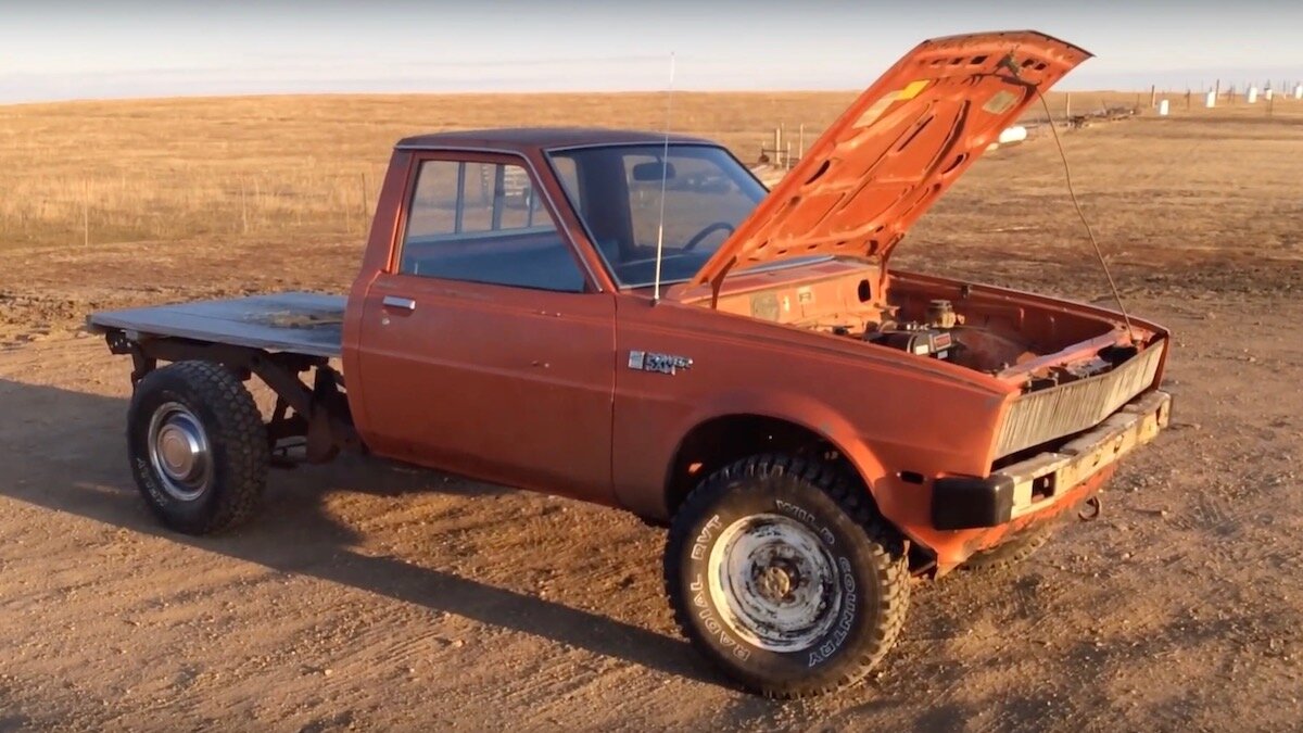 Dodge Ram оснастили двигателем от газонокосилки. Как думаете, этот пикап смог тронуться?