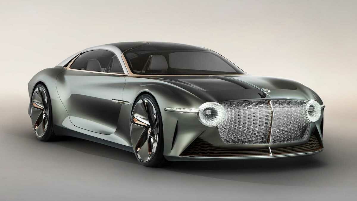Марка Bentley представила беспилотник из будущего с отделкой из тысячелетнего дуба