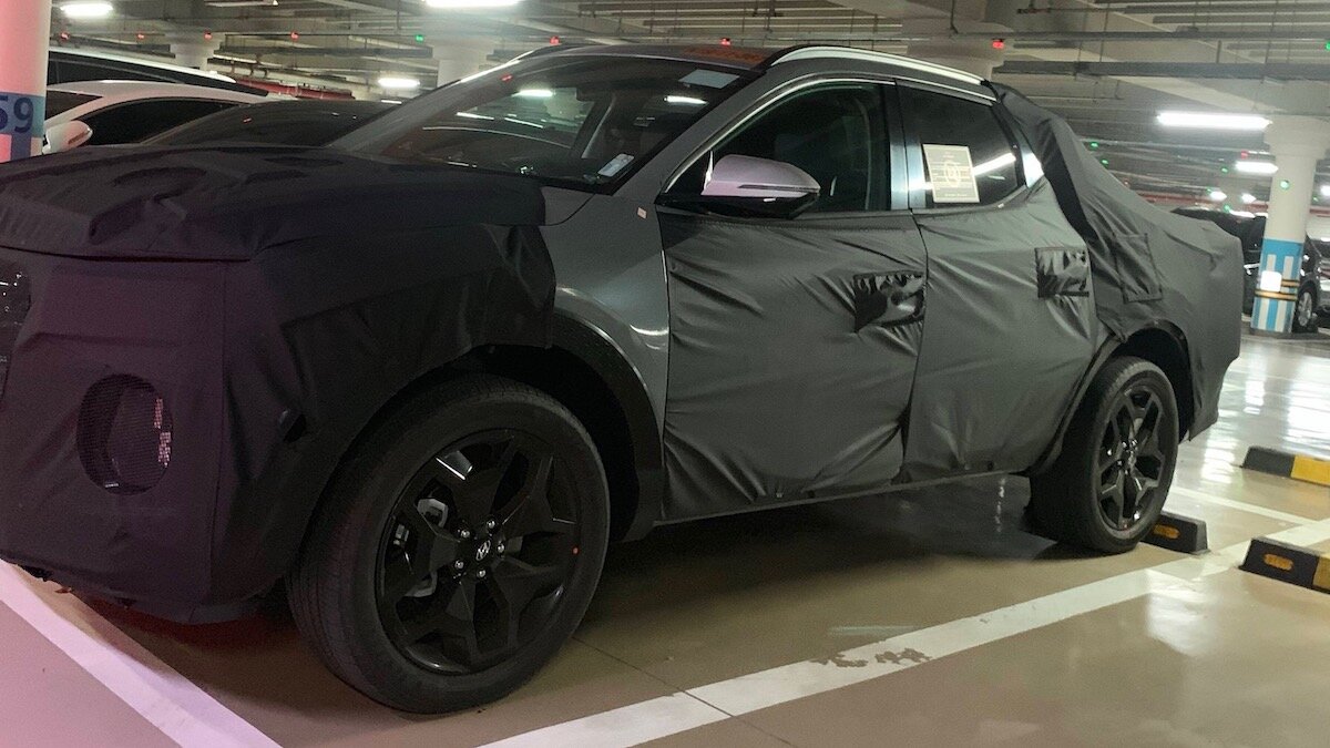 Впервые замечен серийный пикап Hyundai