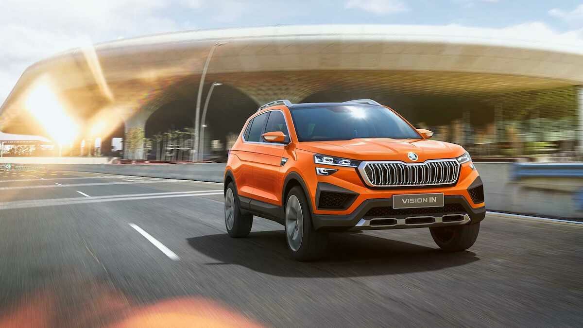 Предвестника дешёвого кроссовера Skoda оснастили хрусталём и выдвижными ручками