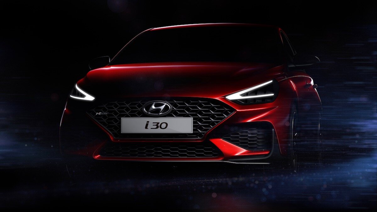 Хэтчбеку Hyundai i30 полностью переделали «морду»