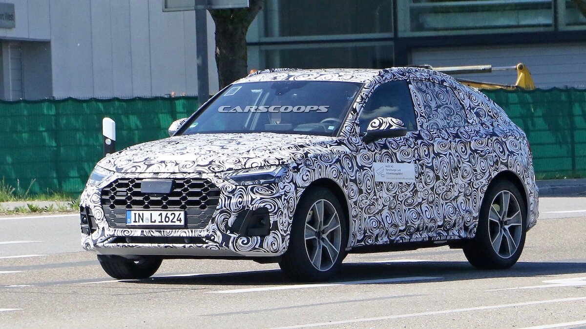 Купеобразную версию Audi Q5 вывели на тесты