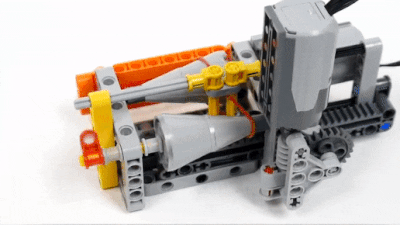 Посмотрите на работу вариатора на примере модельки Lego
