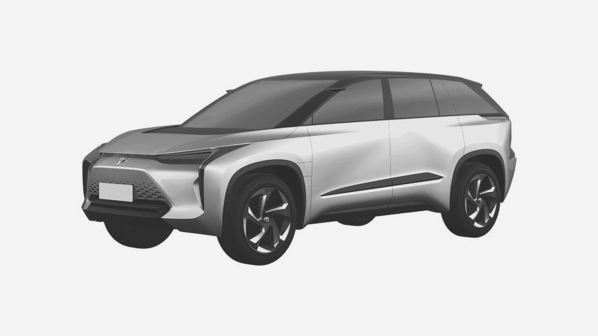 Дизайн новых электрокроссоверов Toyota раскрыли на патентах