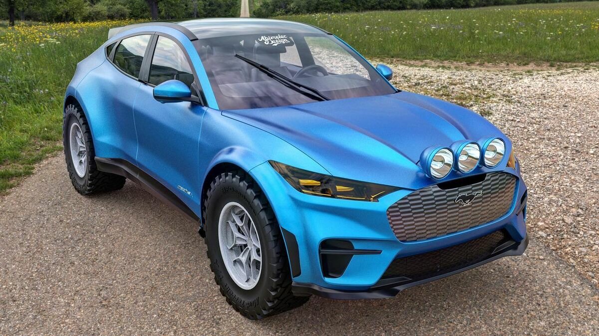 Ford Mustang Mach-E переделали в крутой внедорожник