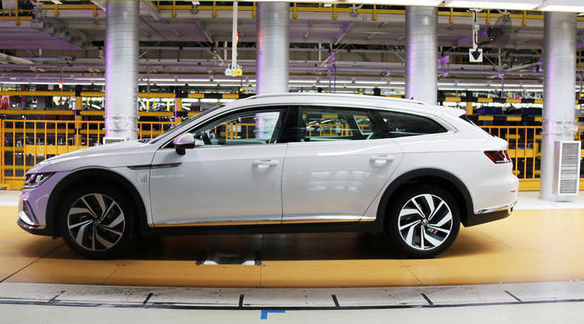 В Китае рассекретили ещё не анонсированный кросс-универсал Volkswagen Arteon