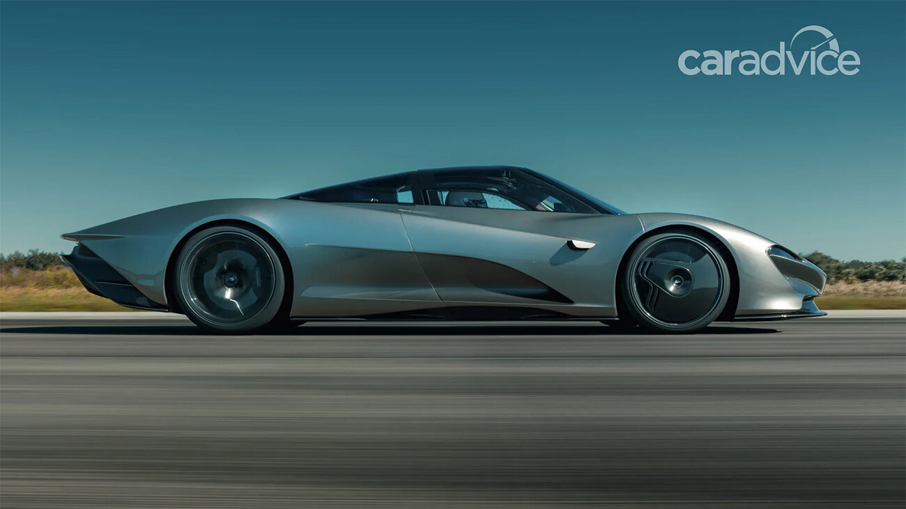1036-сильный гиперкар McLaren Speedtail научился заряжаться «по воздуху»