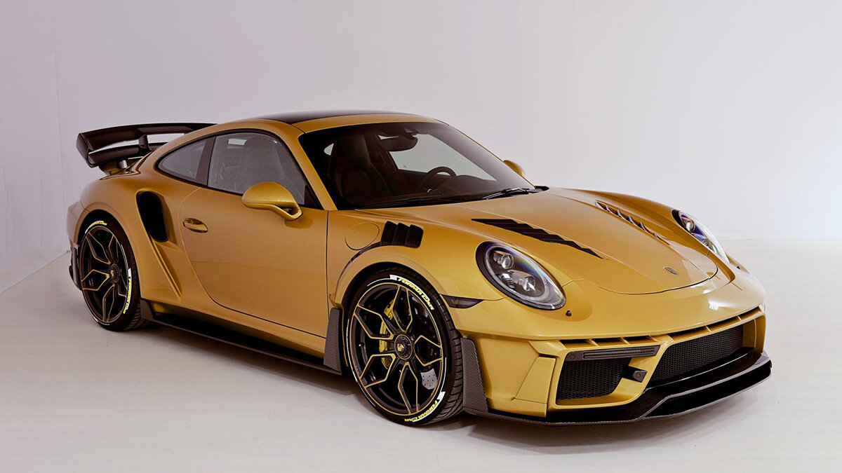 Тюнинг-ателье из России показало очень дорогой карбоновый обвес для Porsche 911 Turbo S