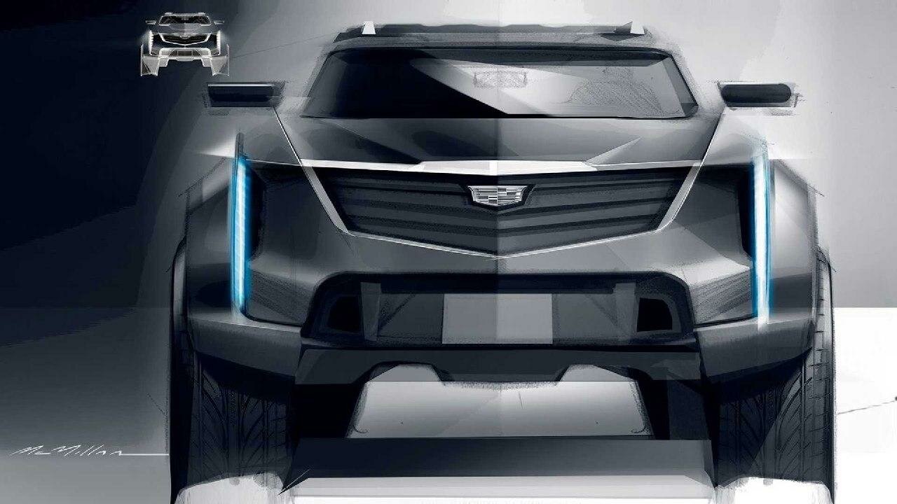 Появился странный тизер нового Cadillac: возможно, это электрический внедорожник