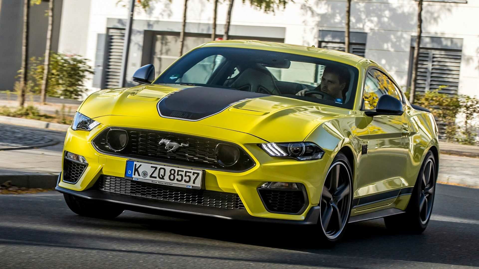 Спорткар Ford Mustang Mach 1 для Европы оказался слабее американского
