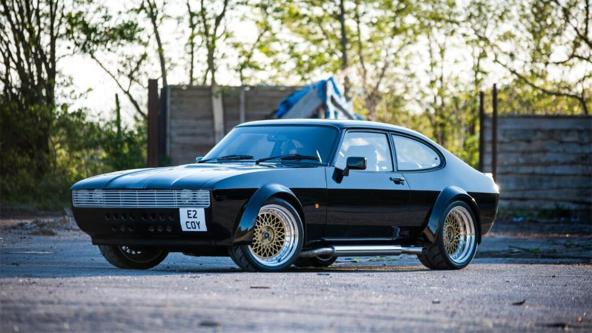 435 сил в старом Форде: крутой рестомод на базе Ford Capri пустят с молотка 