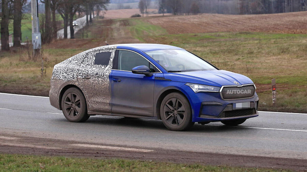Электрическое кросс-купе от Skoda: новые шпионские фото