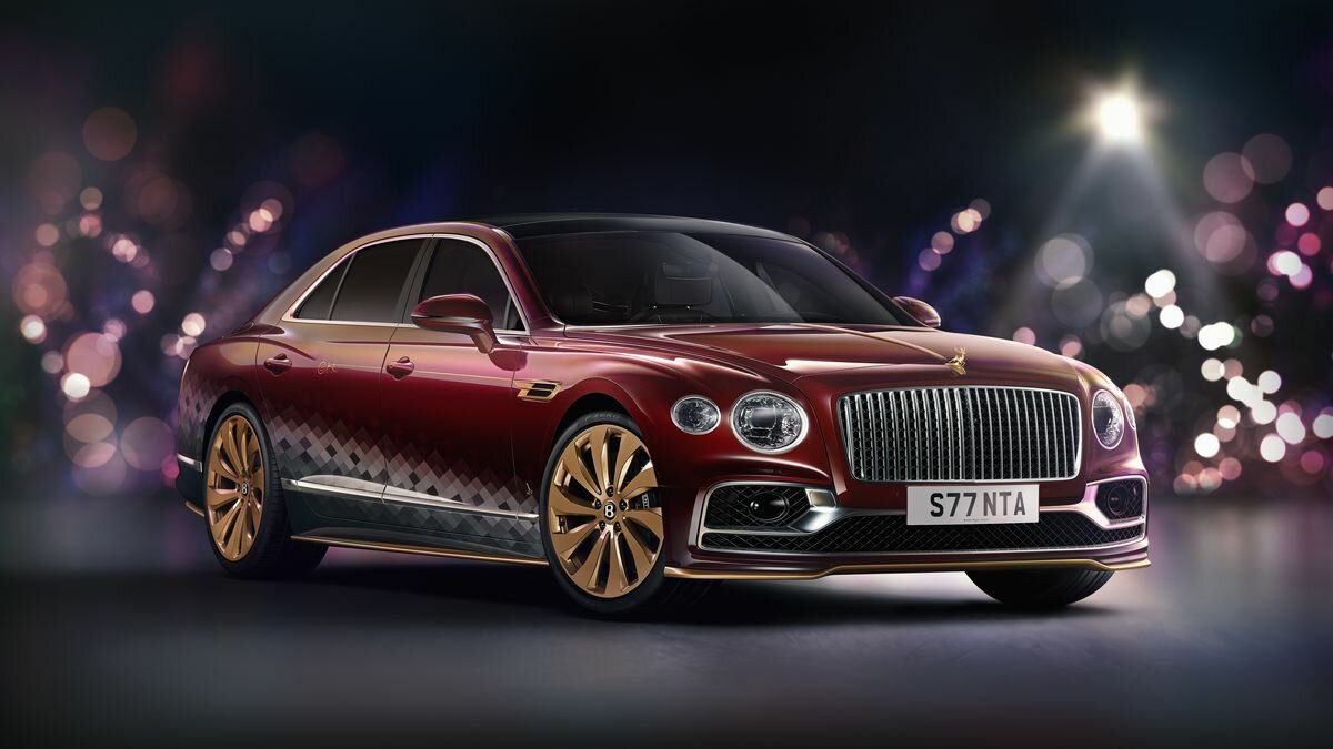 В Bentley вообразили седан Flying Spur для Санта-Клауса