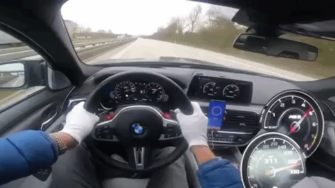 Видео: 1000-сильная M5 на автобане. Это претендент на звание самого быстрого седана