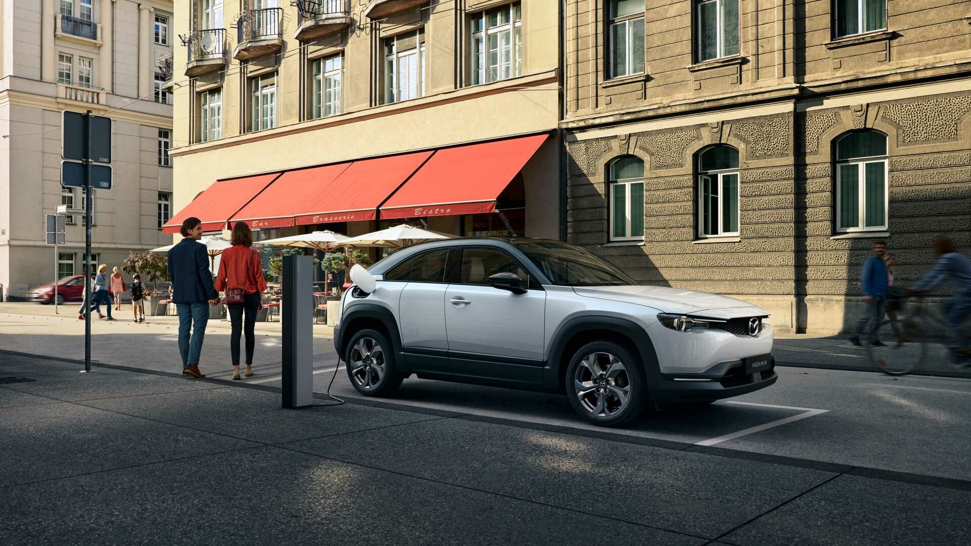Mazda удвоит запас хода своего электрокара за счёт ротора
