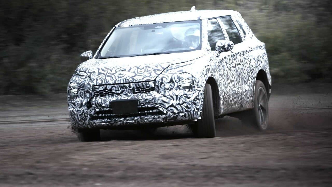 Новый Mitsubishi Outlander: первое официальное видео