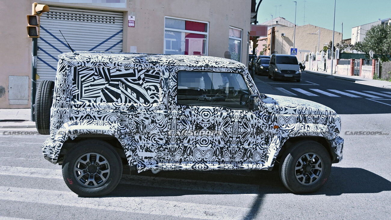 Шпионы сделали первые фото длиннобазного внедорожника Suzuki Jimny