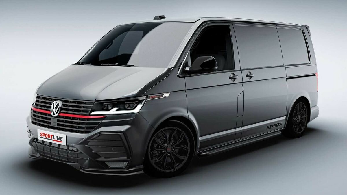 Volkswagen показал Transporter в стиле хот-хэтча Golf GTI