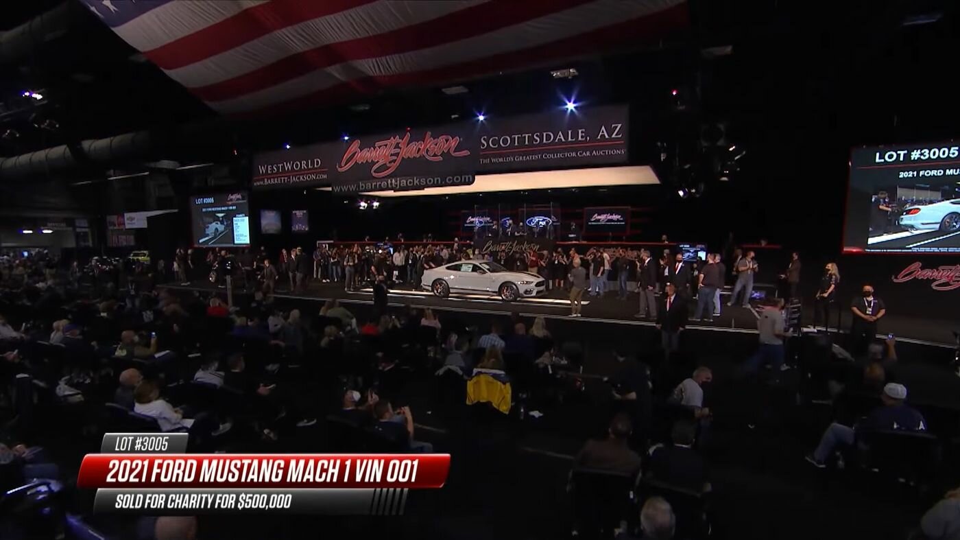 Ford Mustang продали за полмиллиона долларов — это первый новый Mach 1