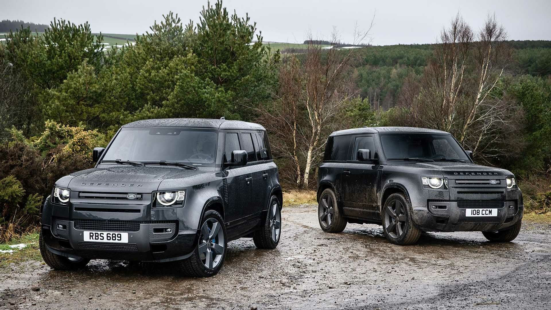 Объявлены российские цены на самые мощные Land Rover Defender с V8