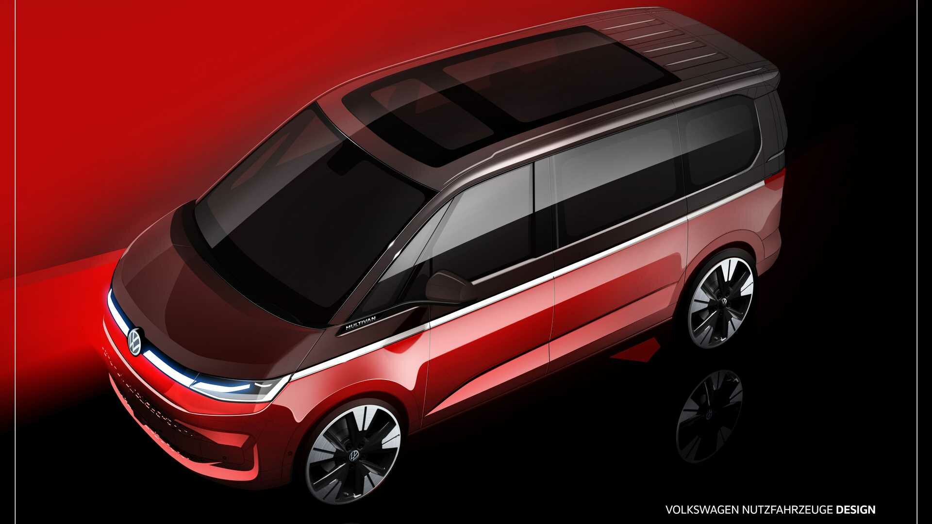 VW Multivan T7: новые изображения и детали