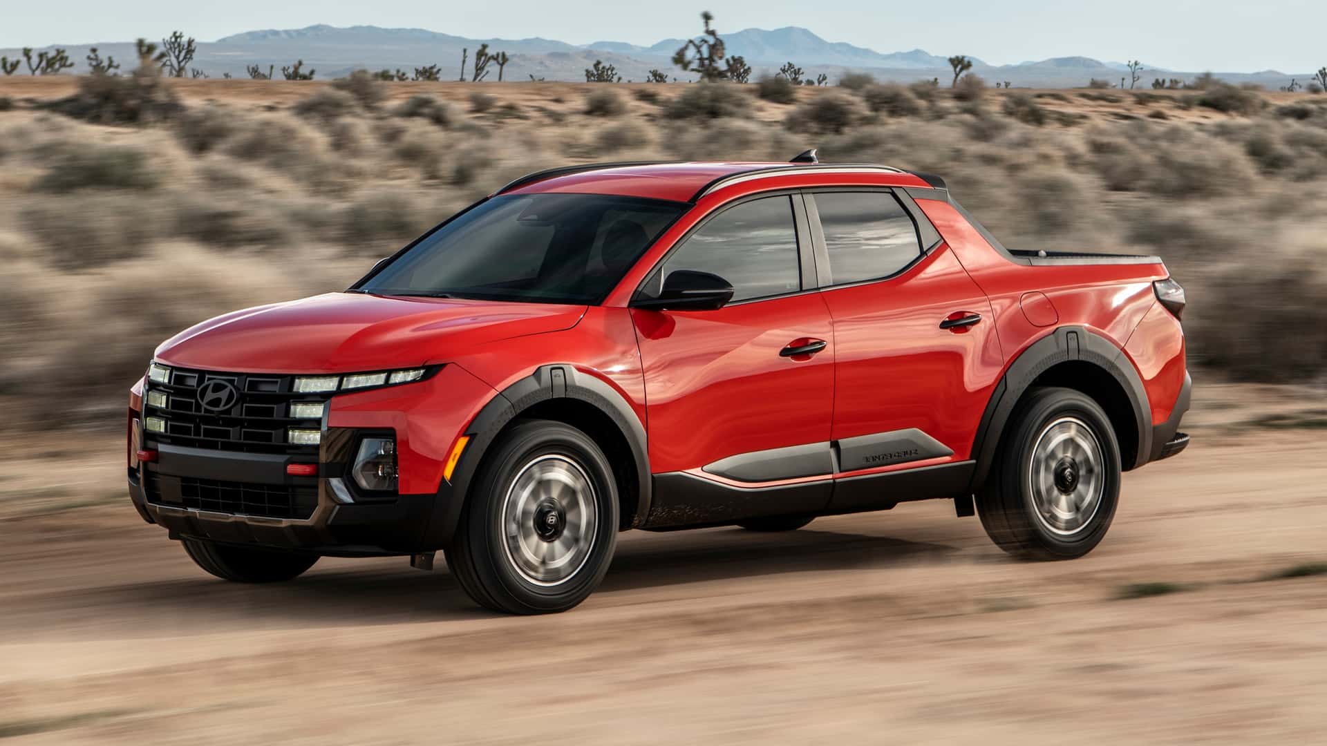 Пикап Hyundai Santa Cruz обновился и стал лучше приспособлен для бездорожья