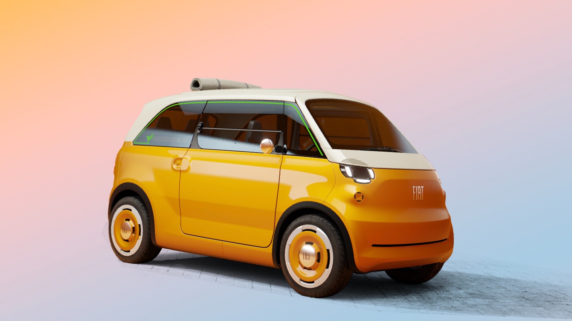 У Fiat появился Multiplina: это милый микровэн на четверых