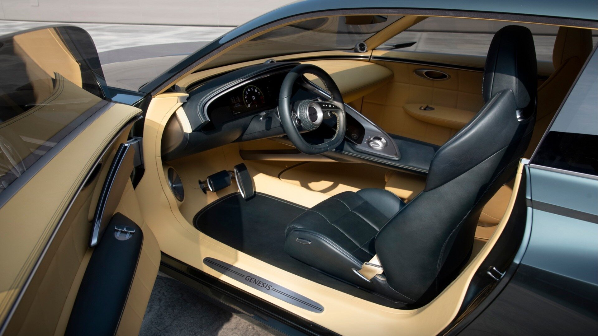 Марка Genesis рассекретила интерьер четырёхместного электроконцепта X Speedium Coupe