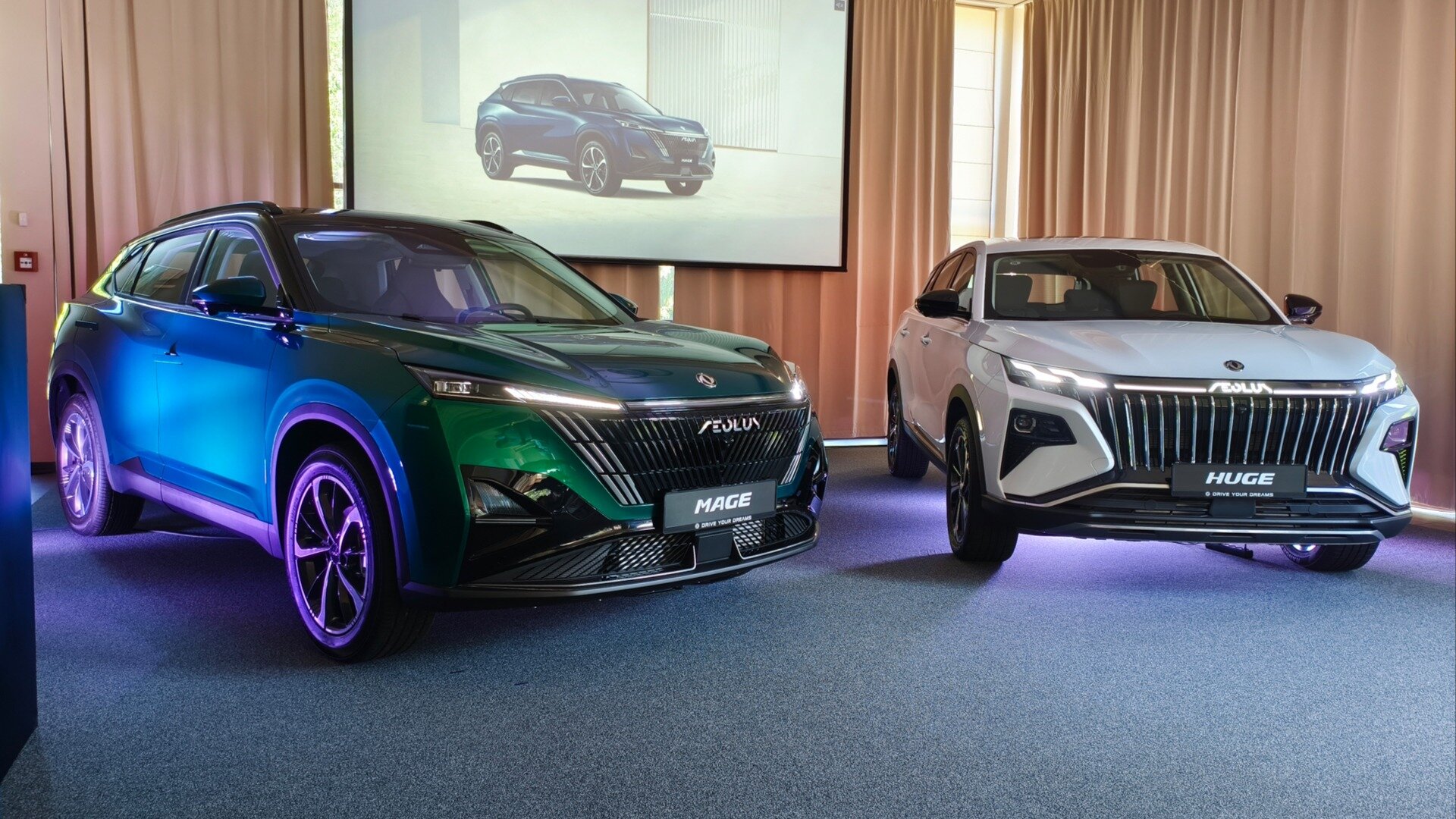 Объявлены цены на новые кроссоверы Dongfeng Mage и Huge для России