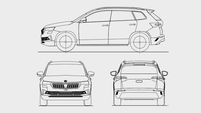 Обновлённый Skoda Karoq сертифицировали для России с изменённым дизайном