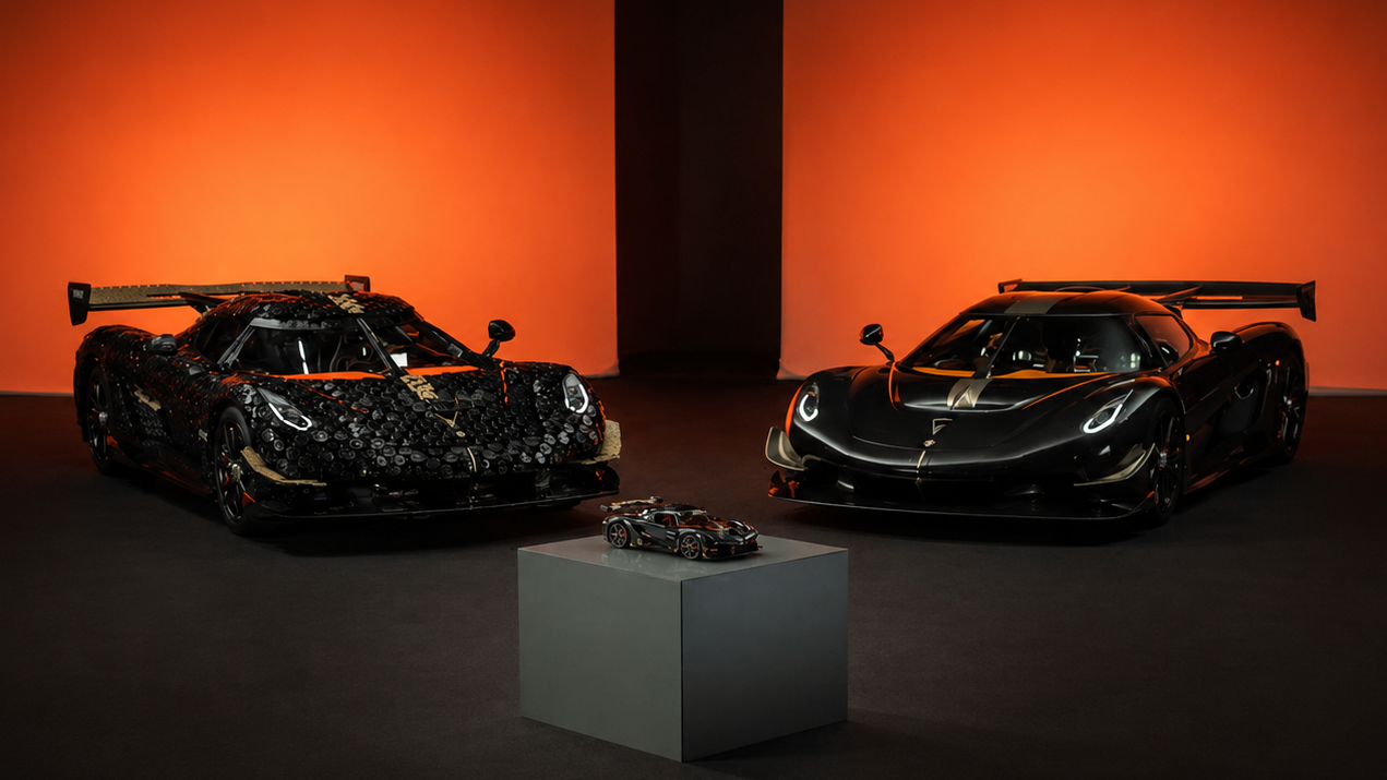 Полноразмерный Koenigsegg от Lego установил рекорд скорости