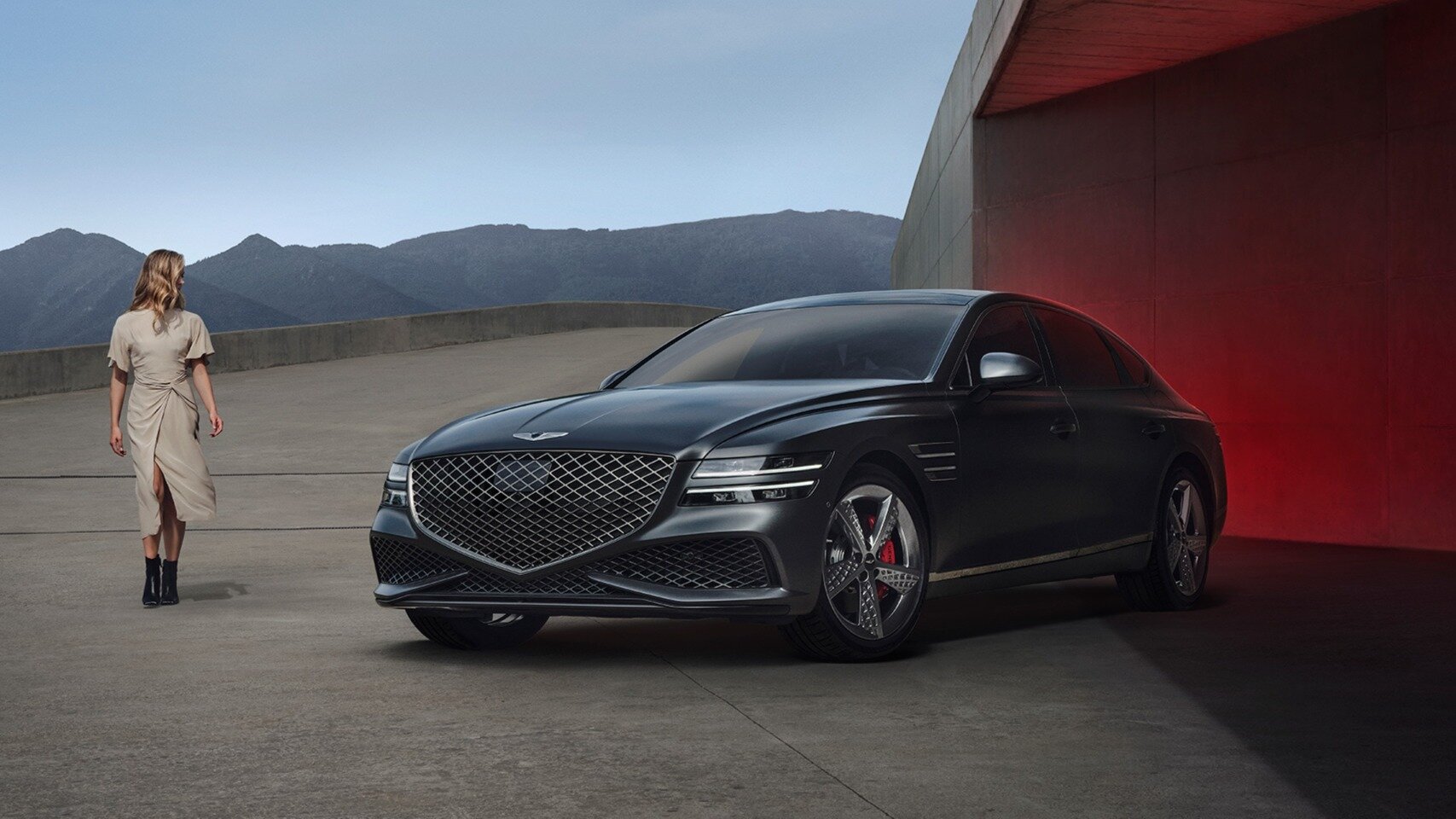 Никаких супермоторов: объявлены характеристики седана Genesis G80 Sport
