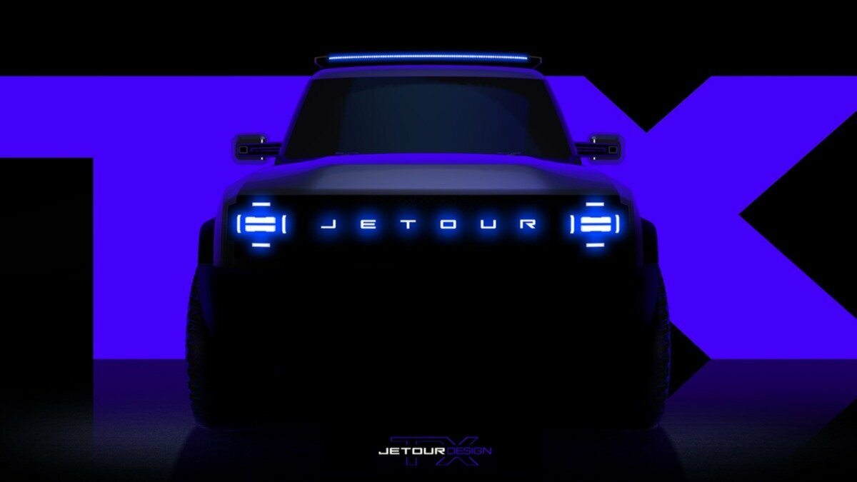 Компания Chery показала изображения рамного внедорожника, похожего на Ford Bronco