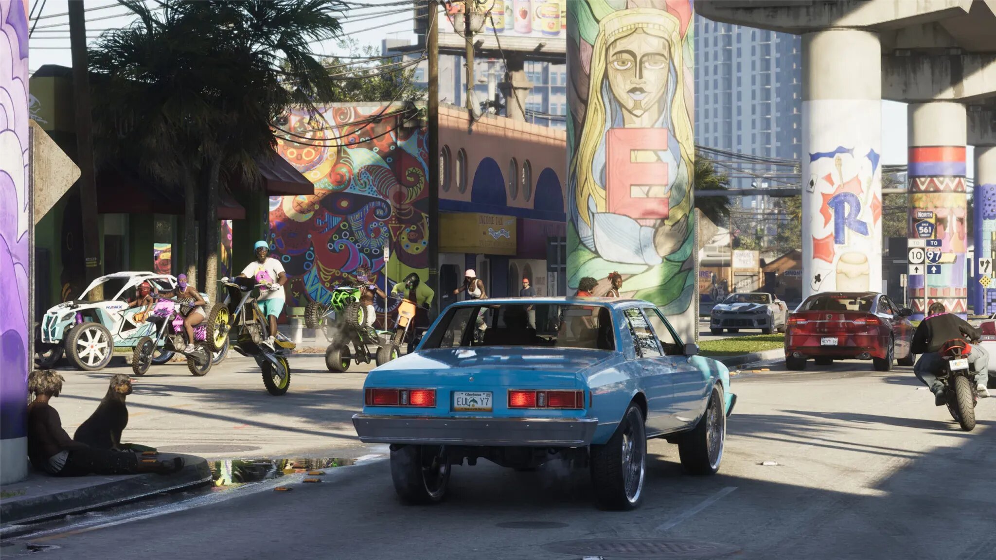 В новом трейлере Grand Theft Auto 6 показали несколько игровых автомобилей