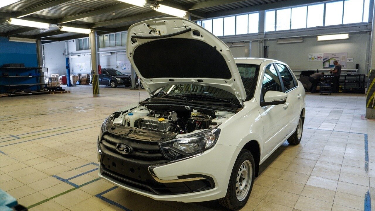 Представлена Lada Granta, работающая на пропане
