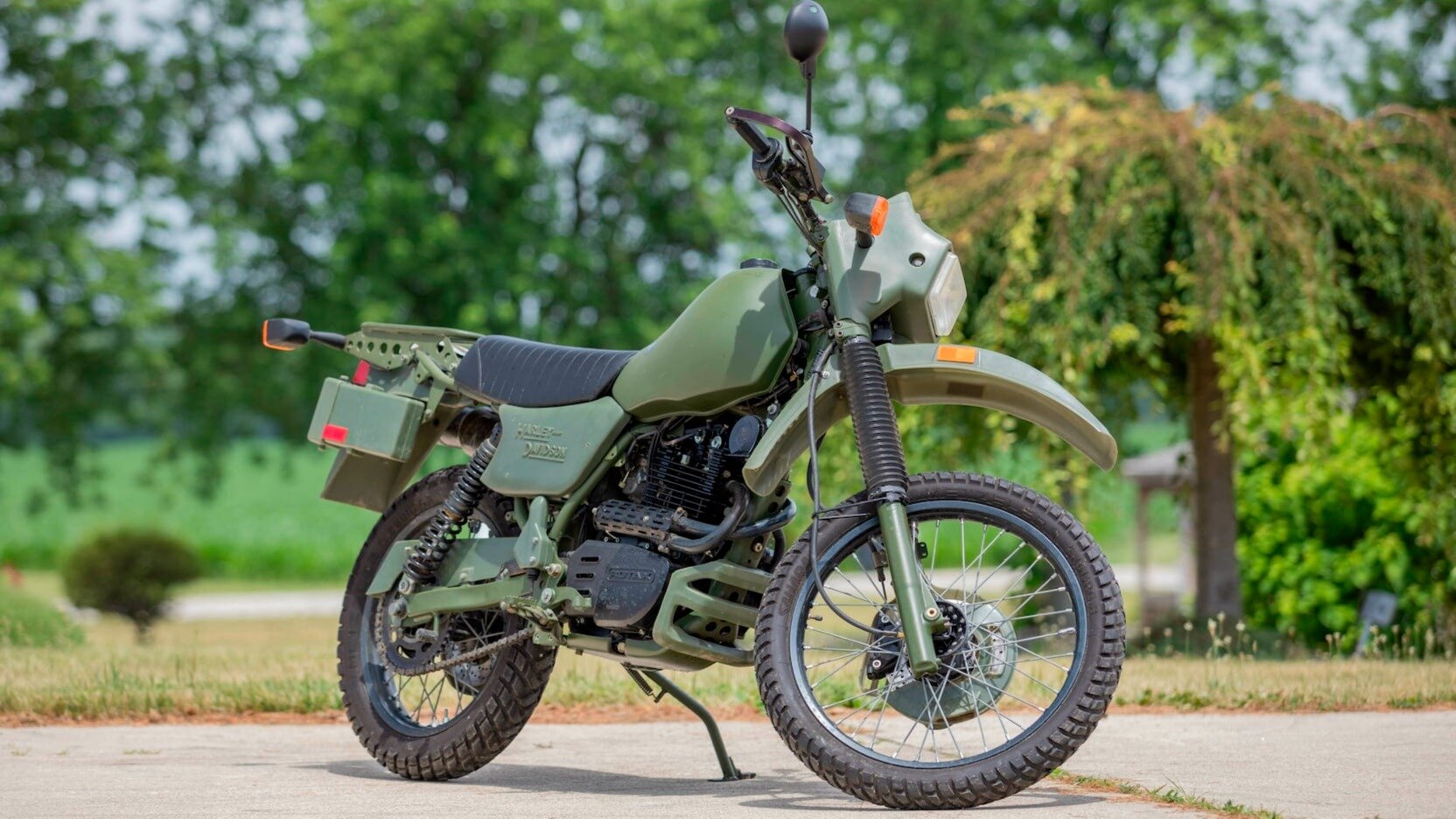 На аукцион выставили редкий армейский Harley-Davidson, выпущенный тиражом 500 штук