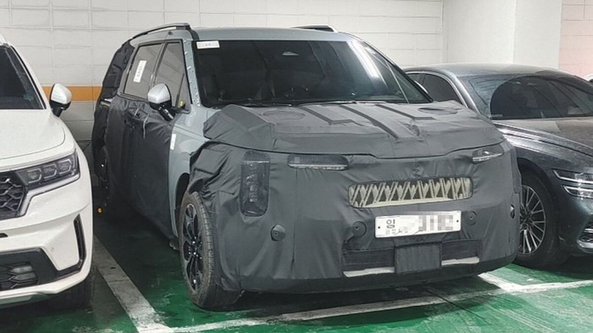 Обновлённый Kia Carnival получит переднюю часть в стиле футуристичного кроссовера EV9
