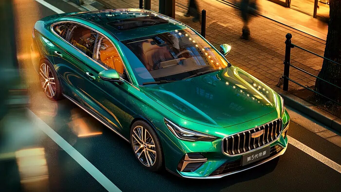Geely Emgrand нового поколения показали на официальных фото