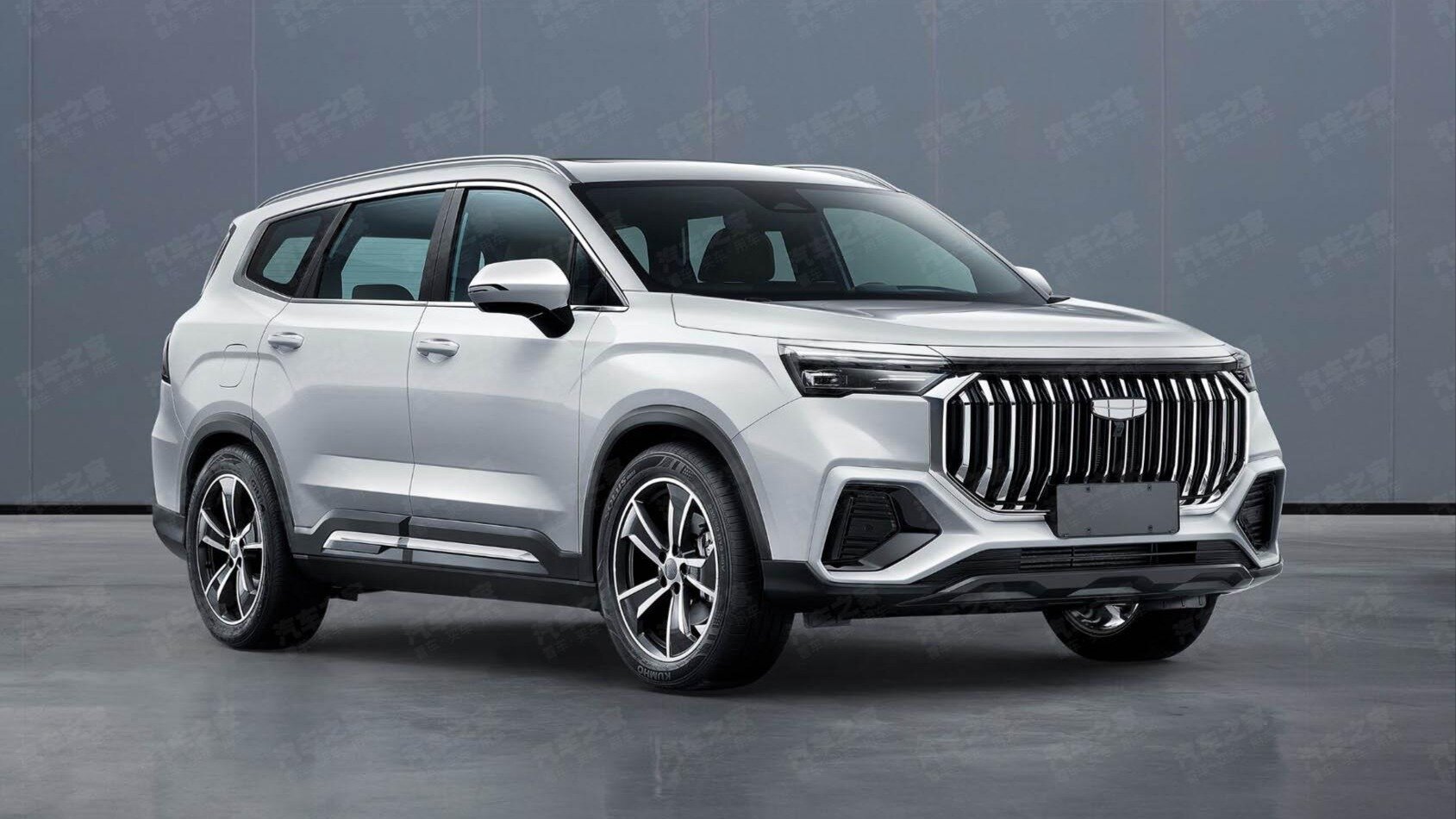 Появились фотографии обновлённого флагмана Geely Haoyue