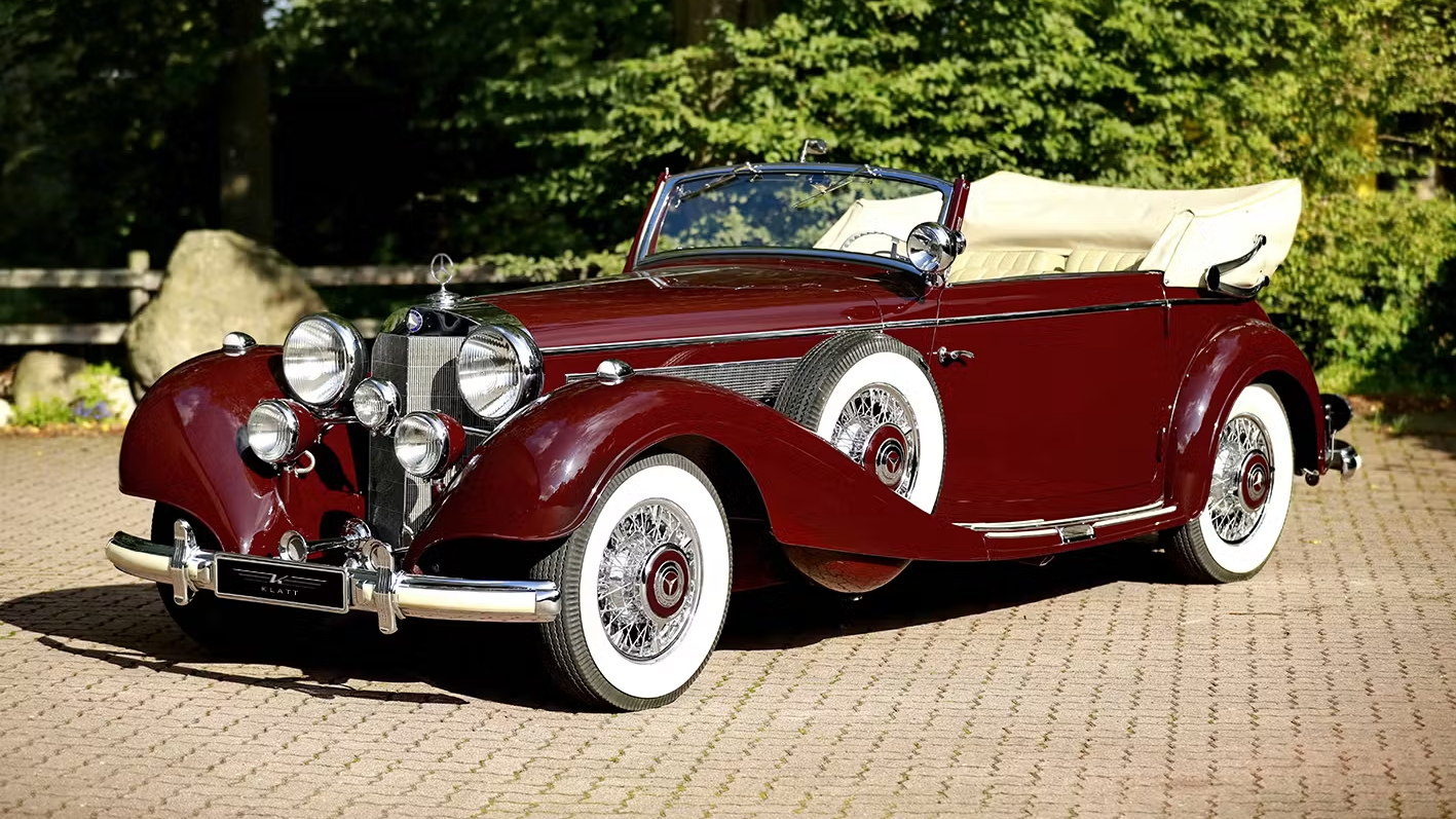 Редчайший Mercedes-Benz 540K из гаража короля Египта появился в продаже