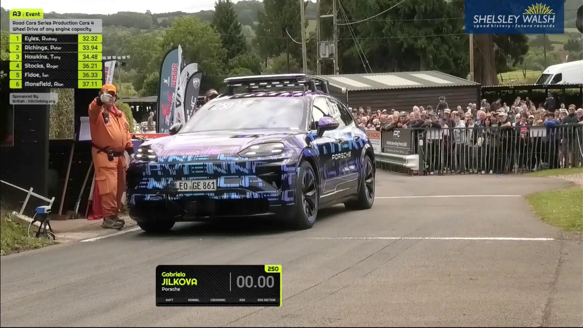 Ещё не вышедший электрический Porsche Cayenne победил в европейской гонке
